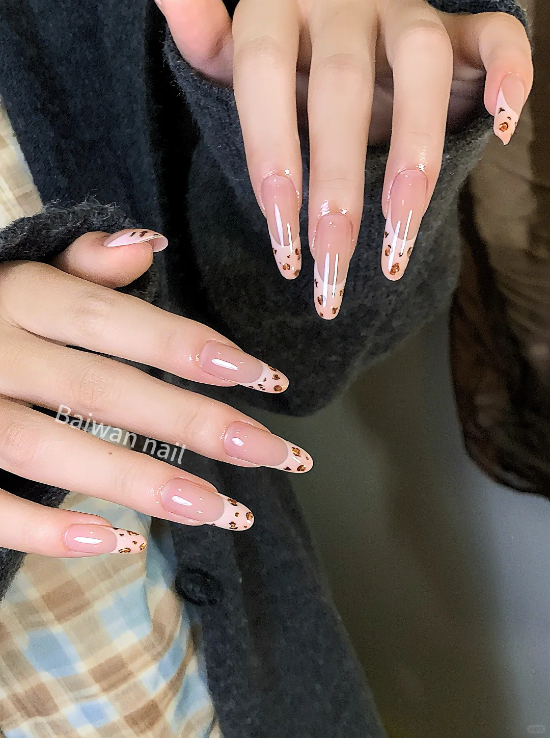 甜辣法式豹纹美甲💅🥵｜广州花都