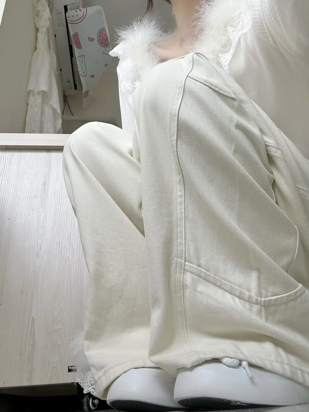 喜欢这种随意又舒服的穿搭～