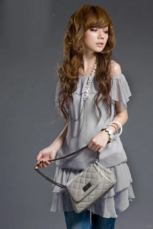 时尚又显女人味的古早穿搭