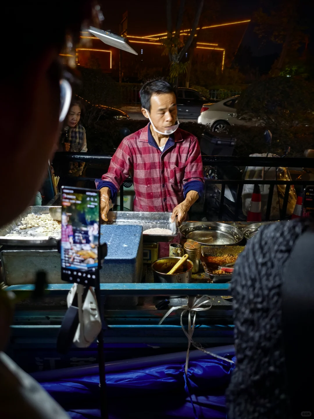 终于见到鸡排主理人啦～😛