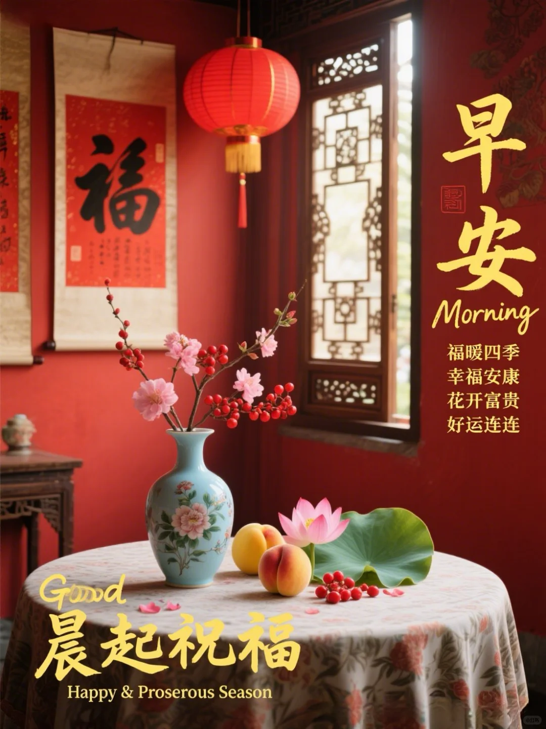 早安图片免费分享，晨光打包了半两清风