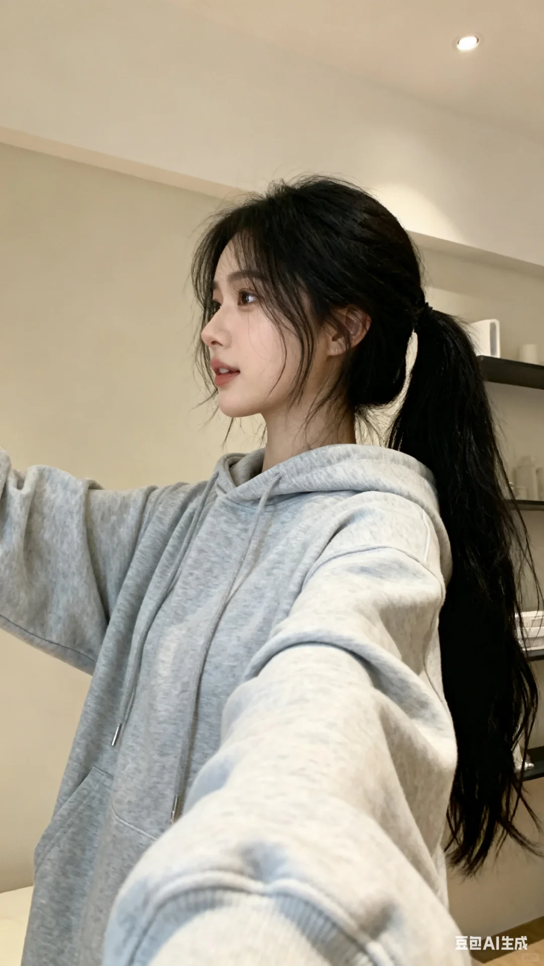 满满青春气息的氛围感美照（AI）