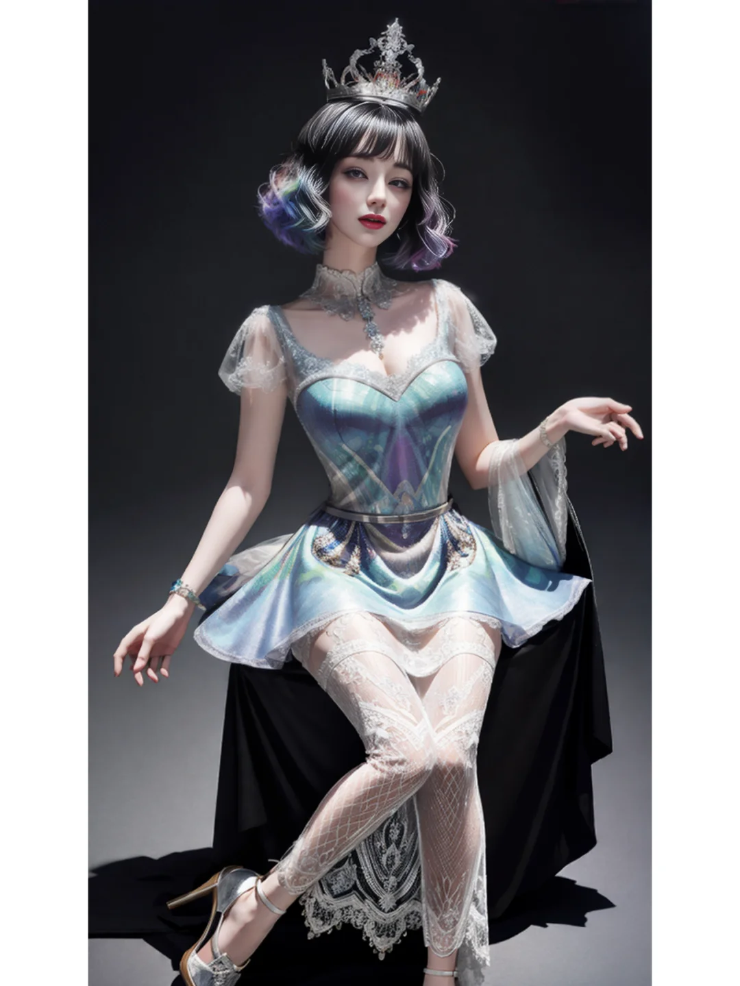 🌈彩虹女神降临！独特魅力无法抵挡！💃