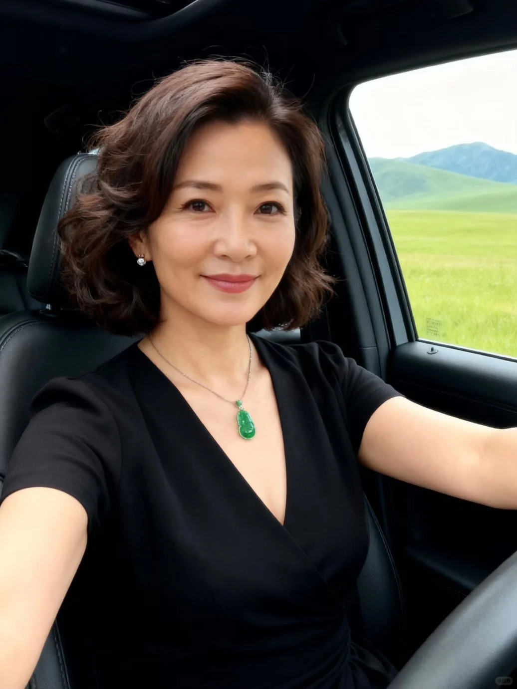 51岁阿姨，优雅自信，气质不减