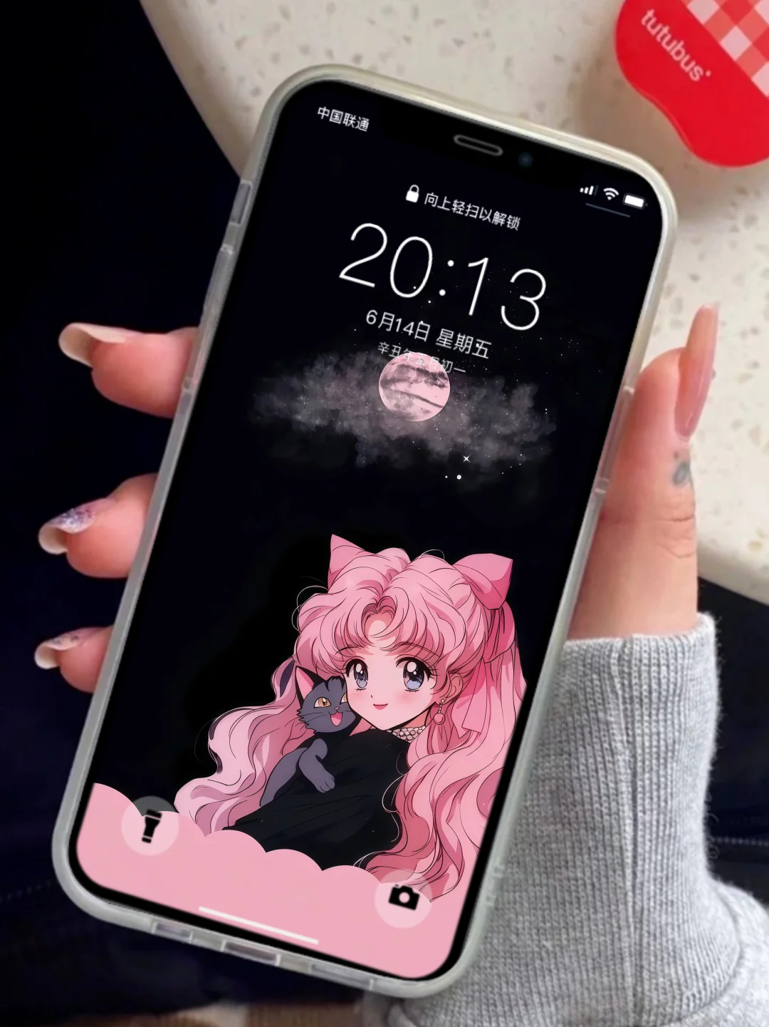 粉色少女心手机壁纸！