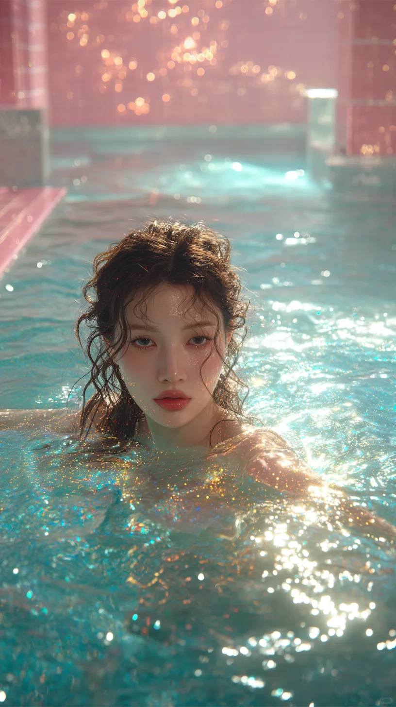 【泳池美少女】#AI艺术家