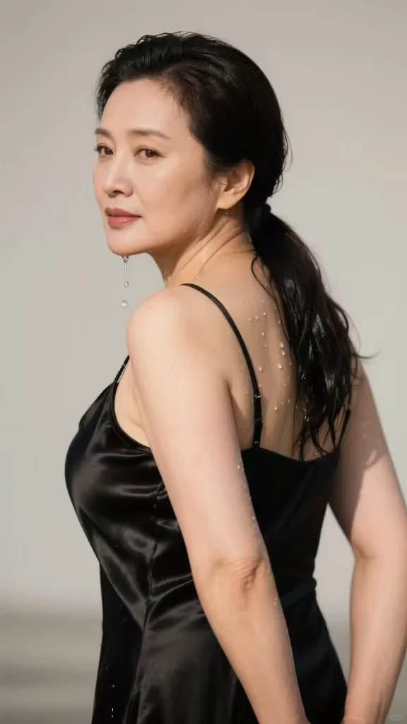 成熟魅力封神，48岁阿姨的水韵韵味真美