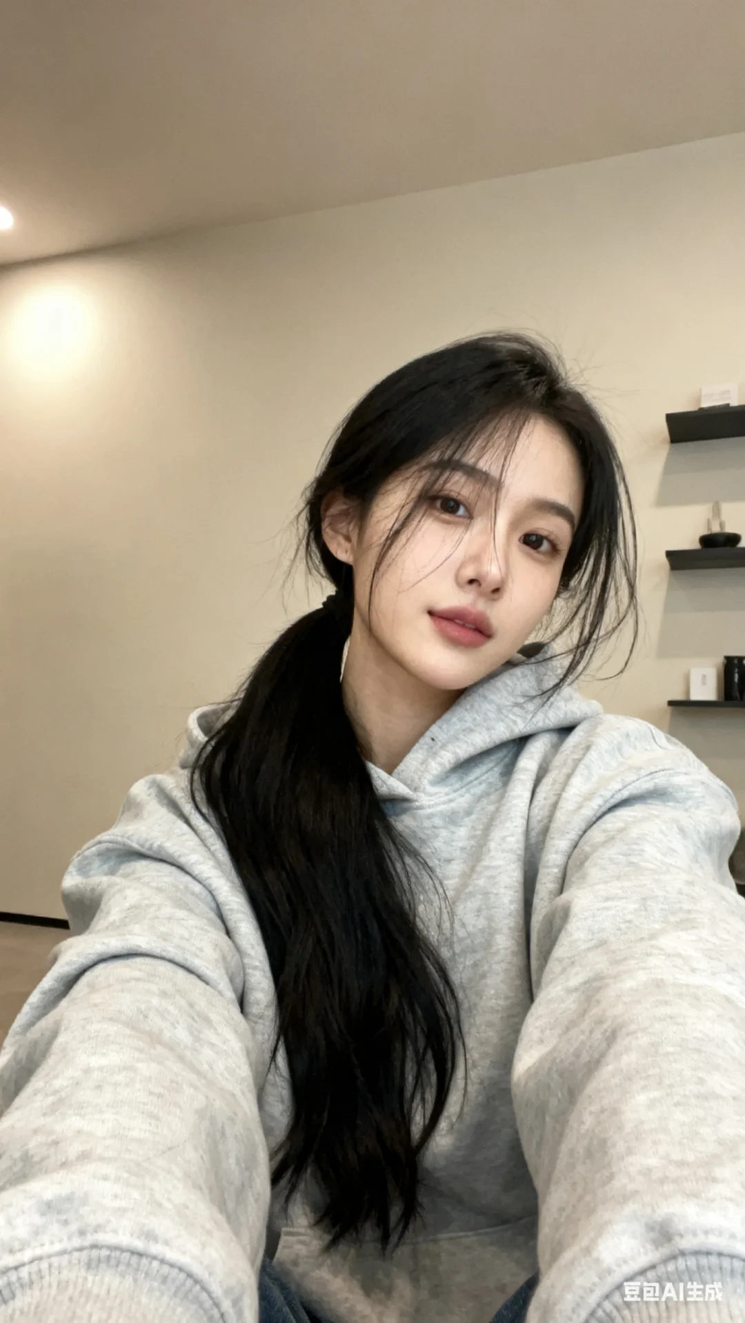 满满青春气息的氛围感美照（AI）