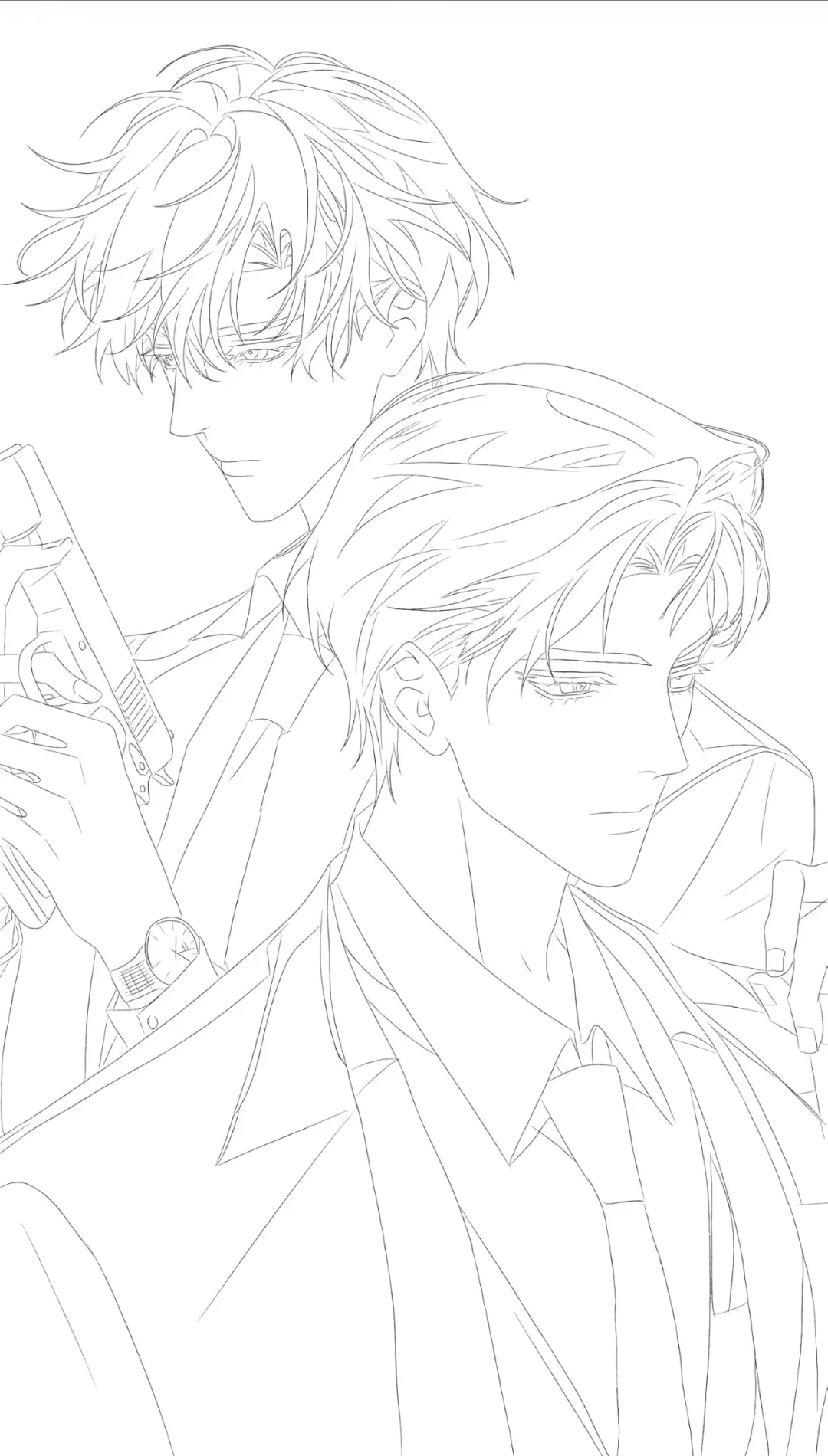 人物线条画🖼️