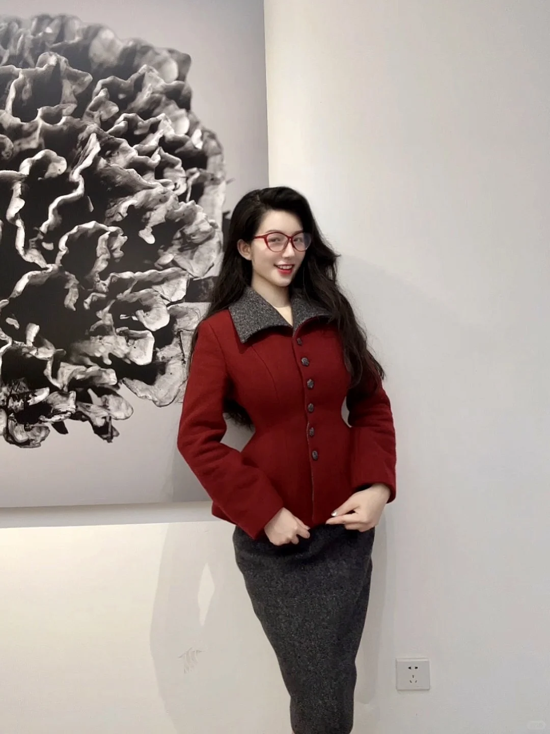 上身1秒掐腰复古套装！！！