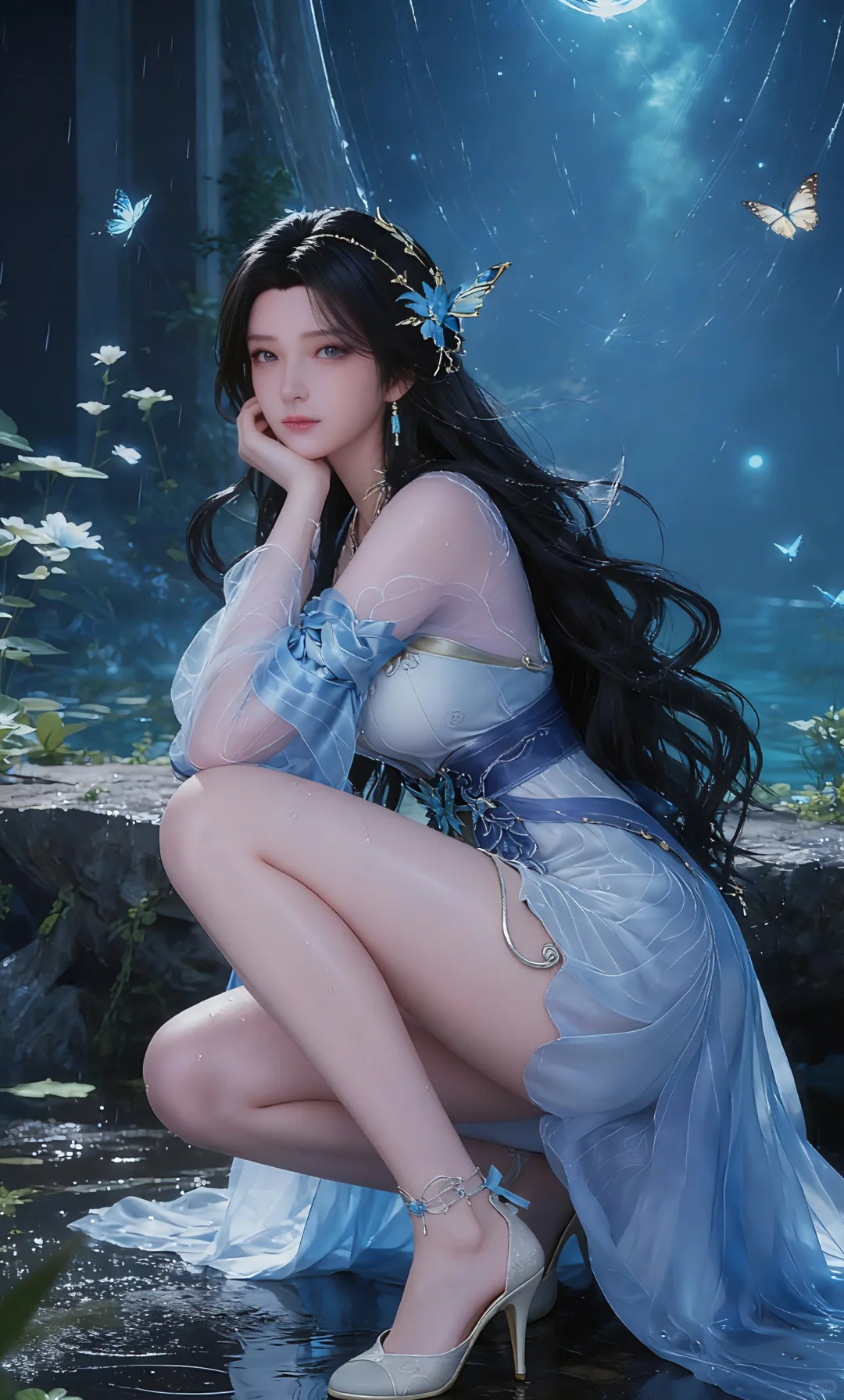 国漫女神绘画壁纸、安妙依篇！