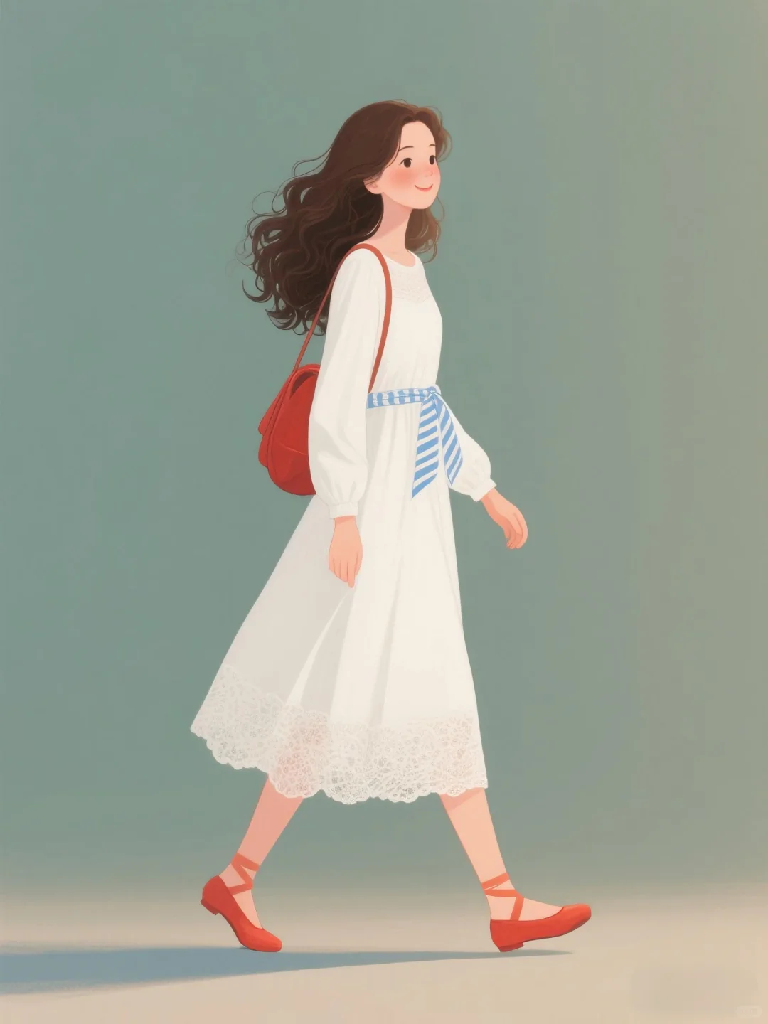 裙角清扬|选一件初秋的裙子展现初秋的温柔