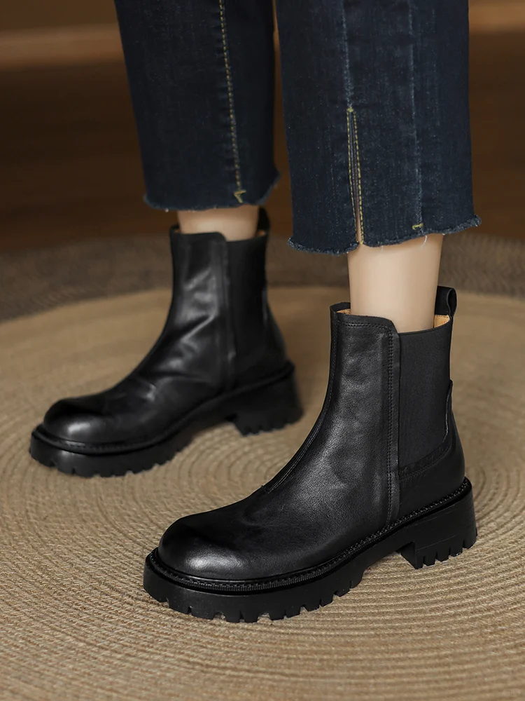 🍂秋日OOTD必备！复古切尔西靴真香