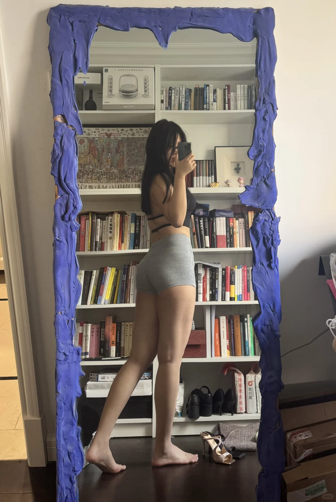 180|76kg 一周三练腿的健身女