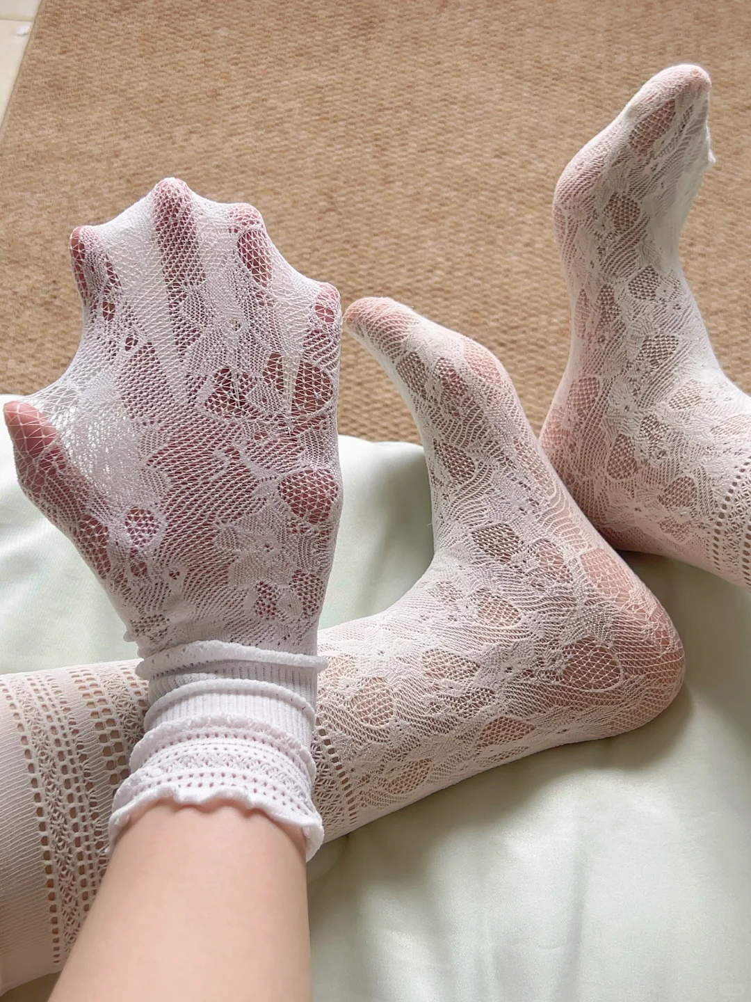 我勒个乖🤤live图直接看细节🐮白月光袜绝杀