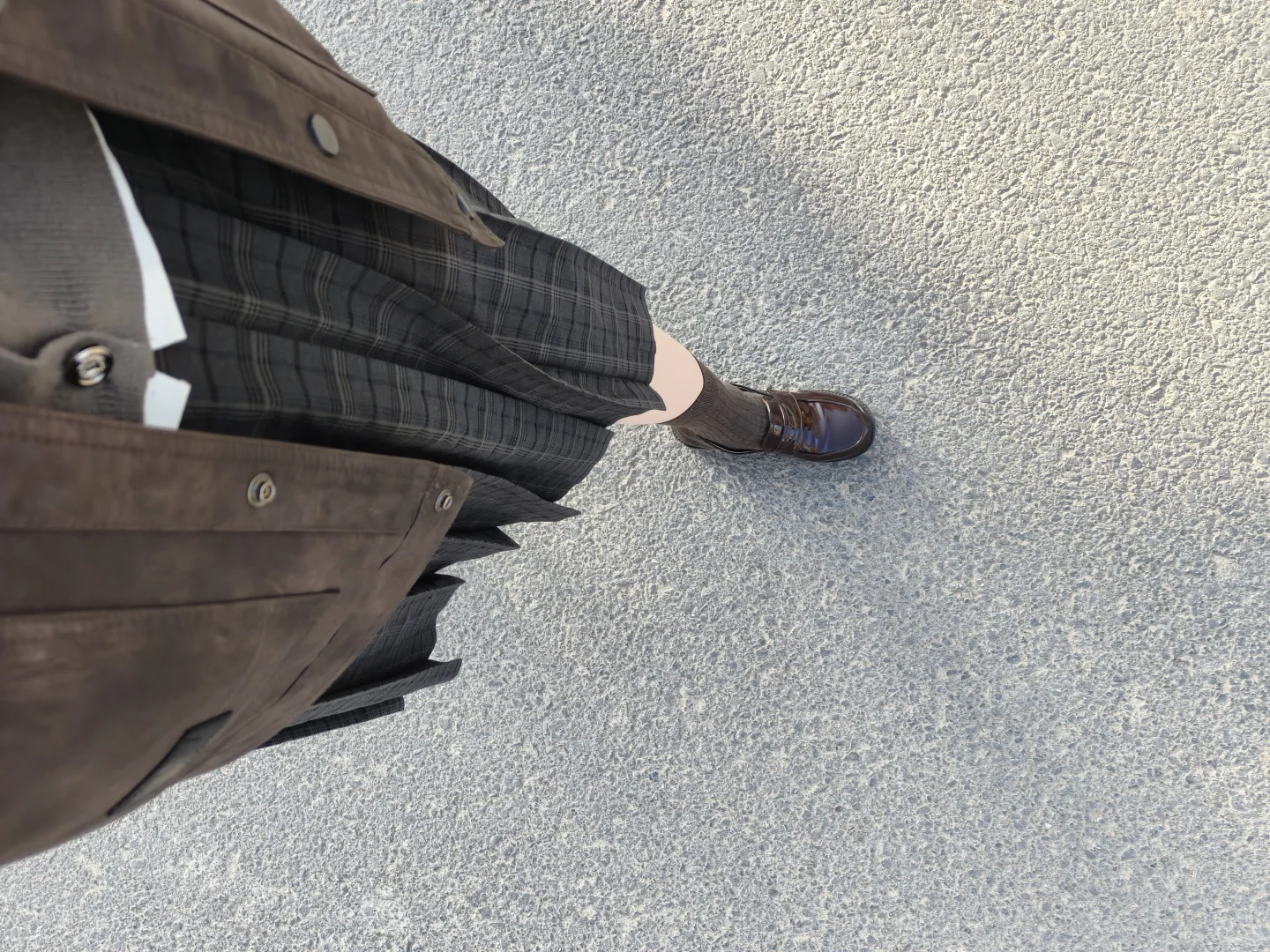 Jk皮衣互搭( ￣▽￣)σ