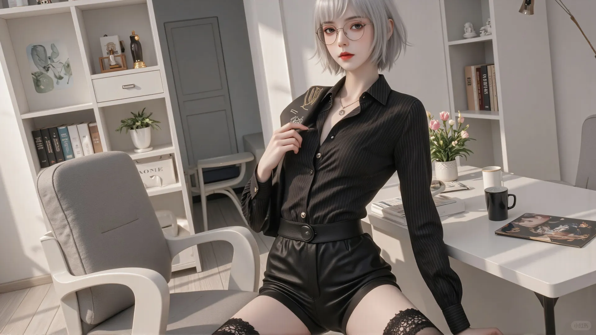 白月魁｜中式旗袍、氛围感拉满