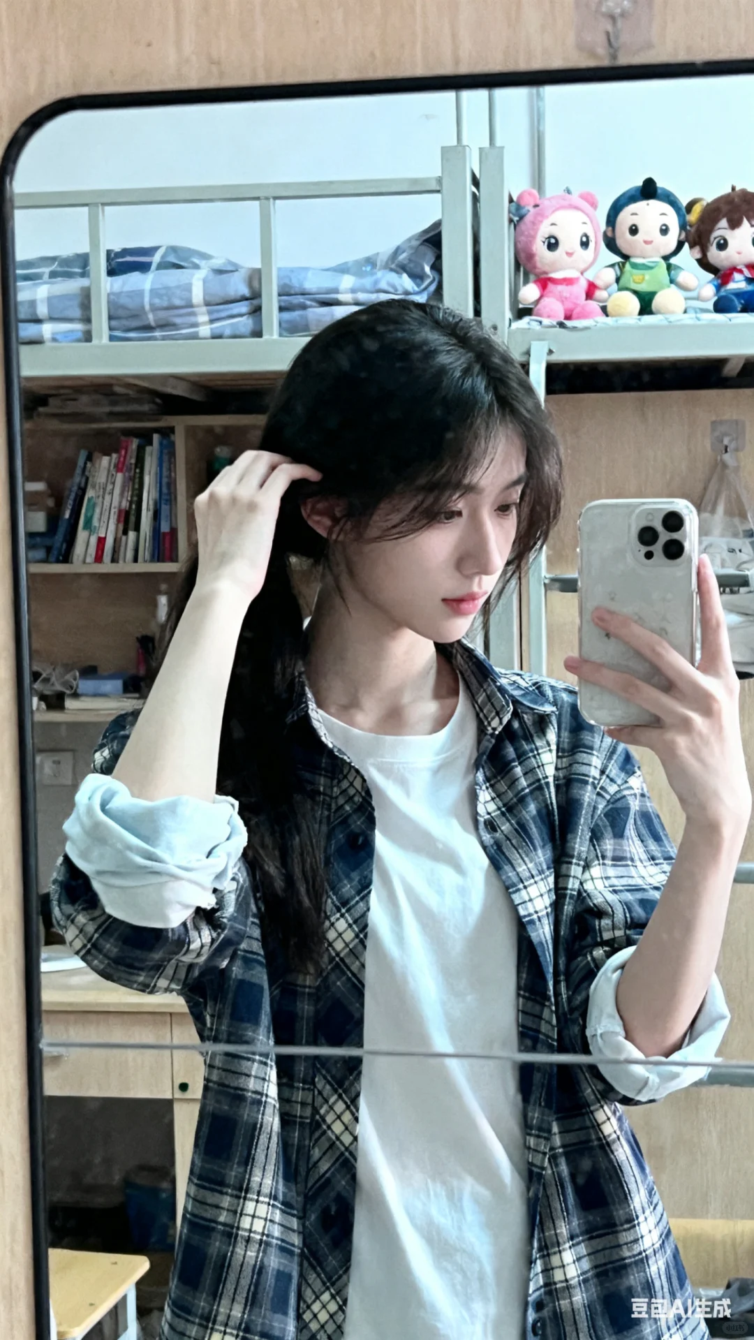 满满青春气息的氛围感美照（AI）