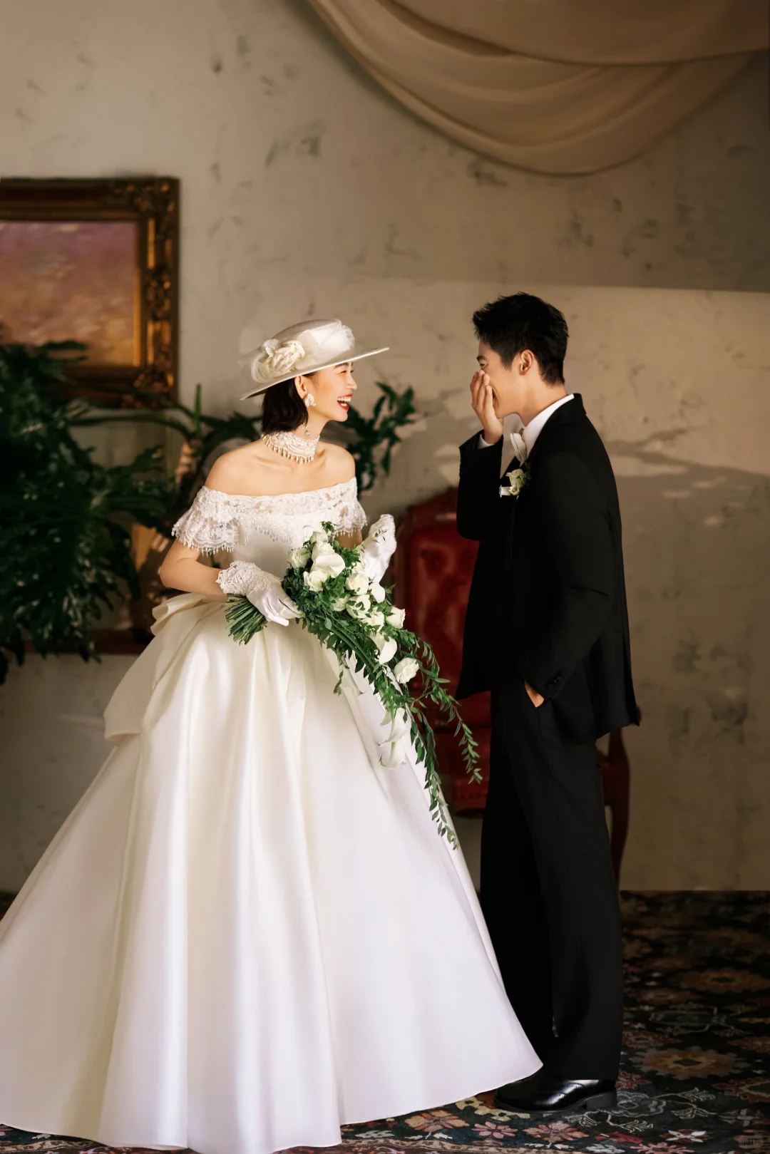 女明星首选法式复古婚纱照❗美的太权威了