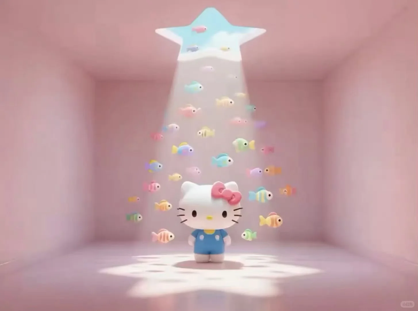 Hello kitty 光影游鱼超清动态壁纸IPad版