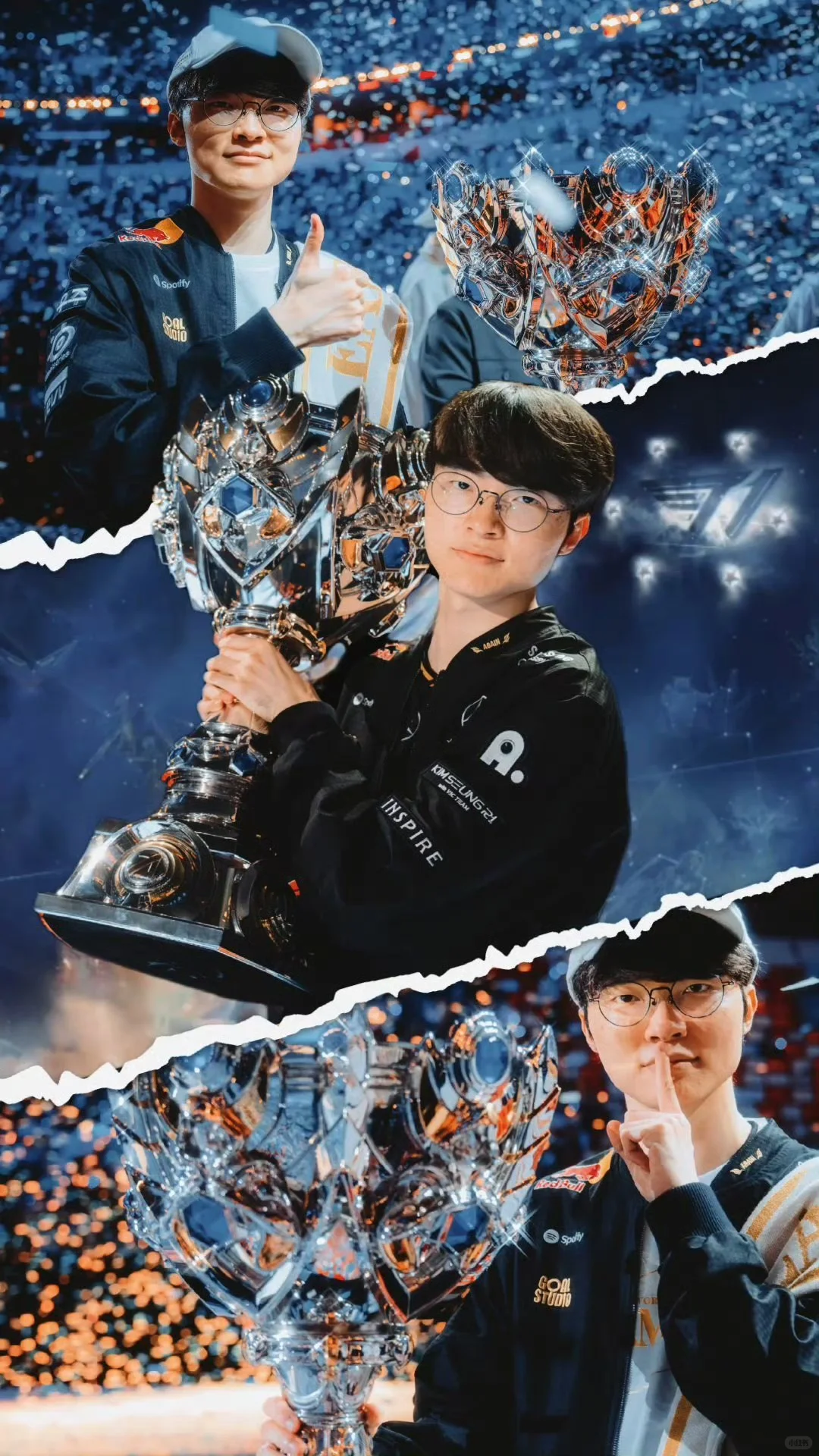 T1捧杯的新手机壁纸💙