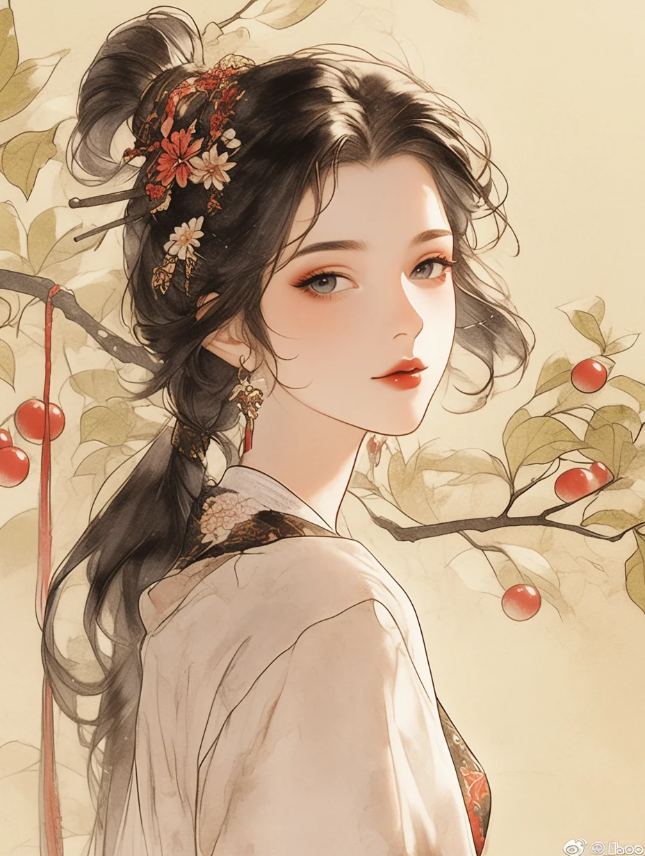 元气满满:红晕染颊桃花色