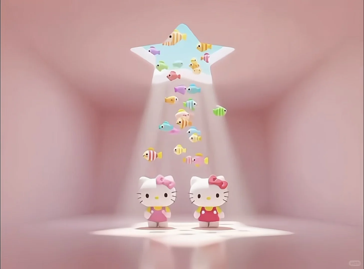 Hello kitty 光影游鱼超清动态壁纸IPad版