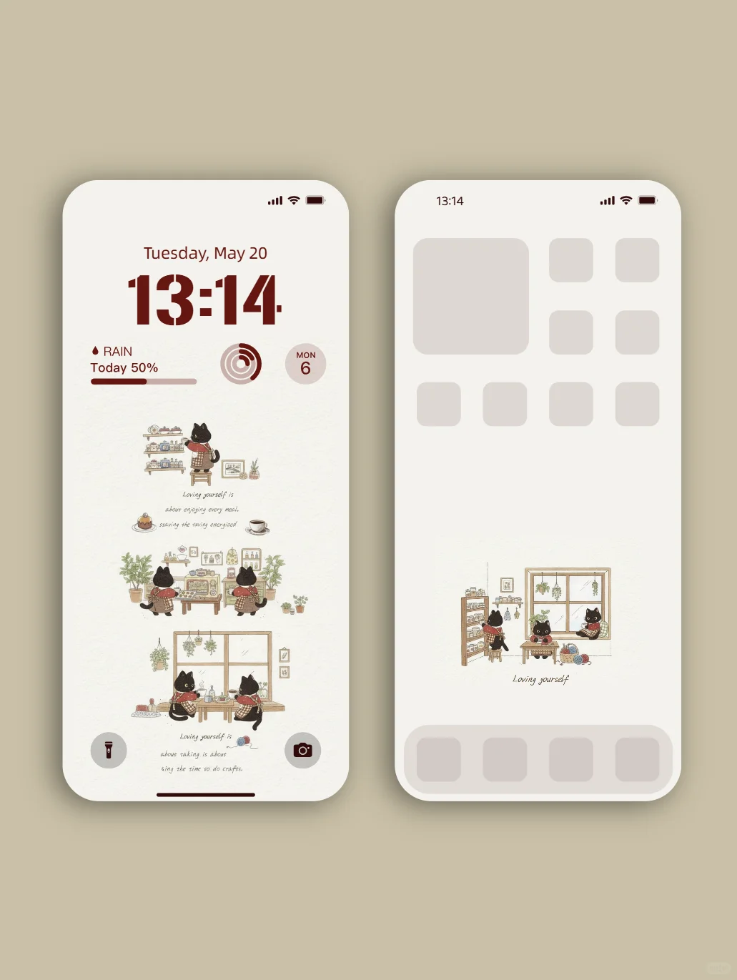 【17】爱自己Day10美式复古|INS风手机壁纸💫