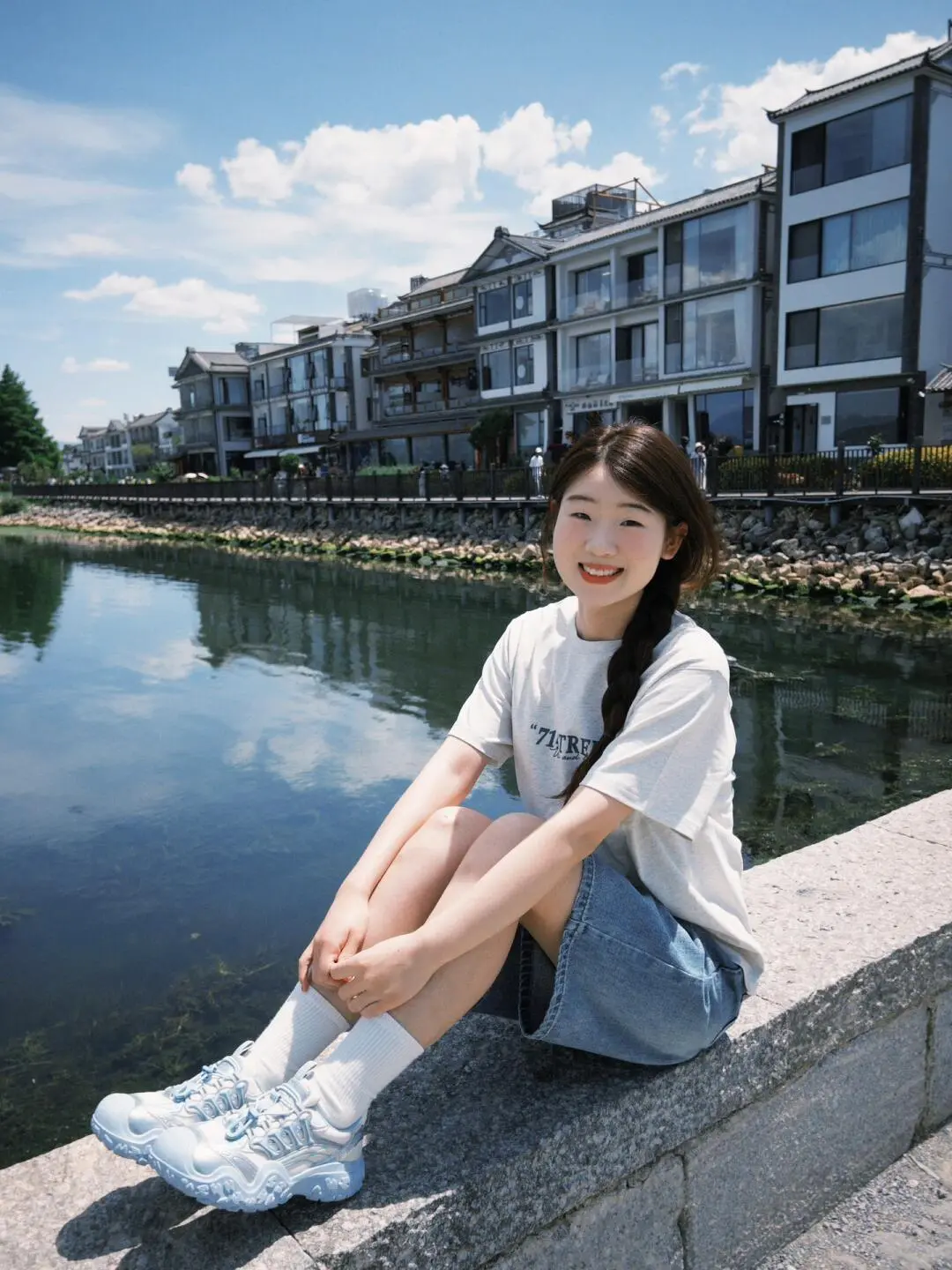 跟着沈月生命力拍照🌊蓝色系丑萌鞋上大分