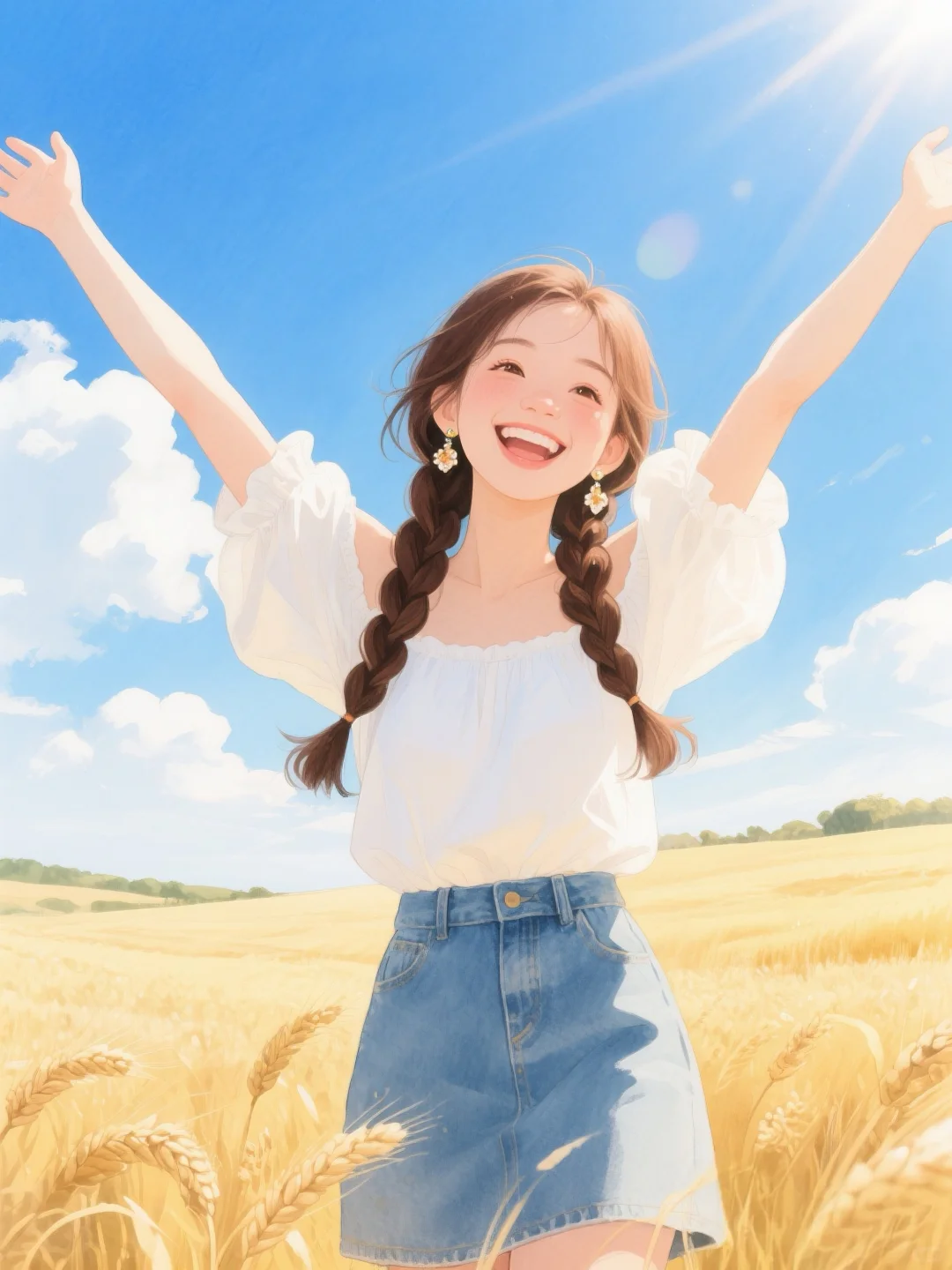 对！高能量好运女生就是我！🌟🌞