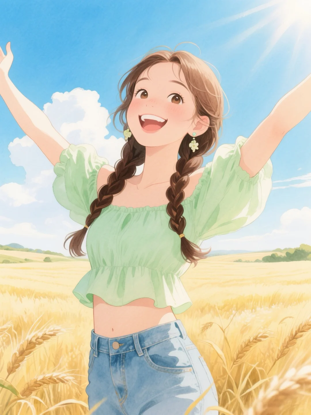 对！高能量好运女生就是我！🌟🌞