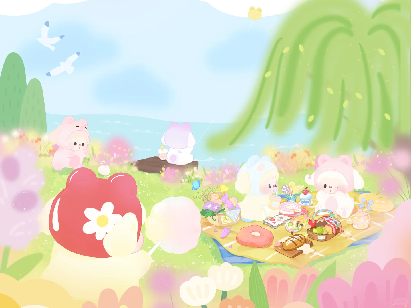 🧺超可爱的小狗iPad壁纸