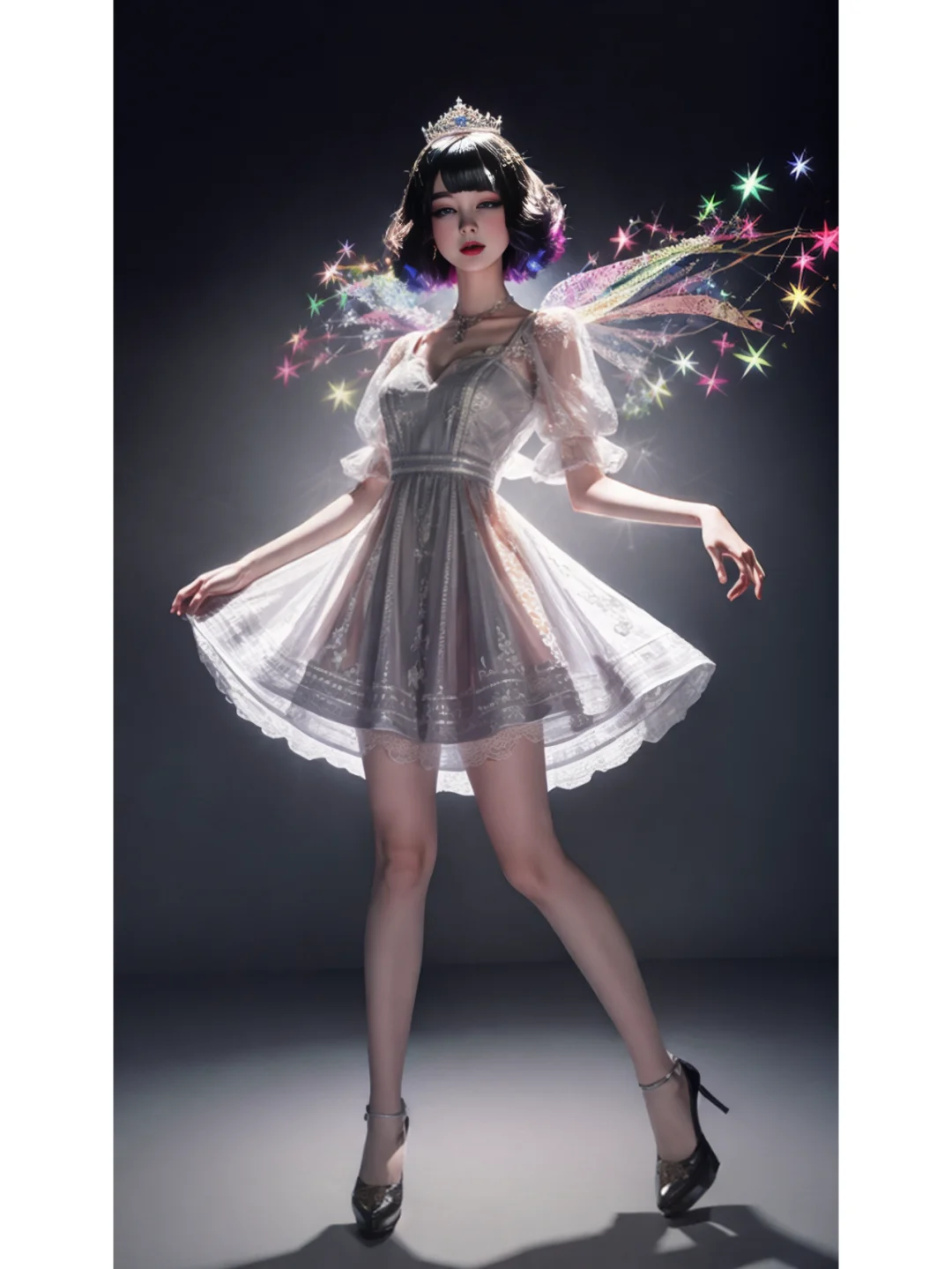 🌈彩虹女神降临！独特魅力无法抵挡！💃