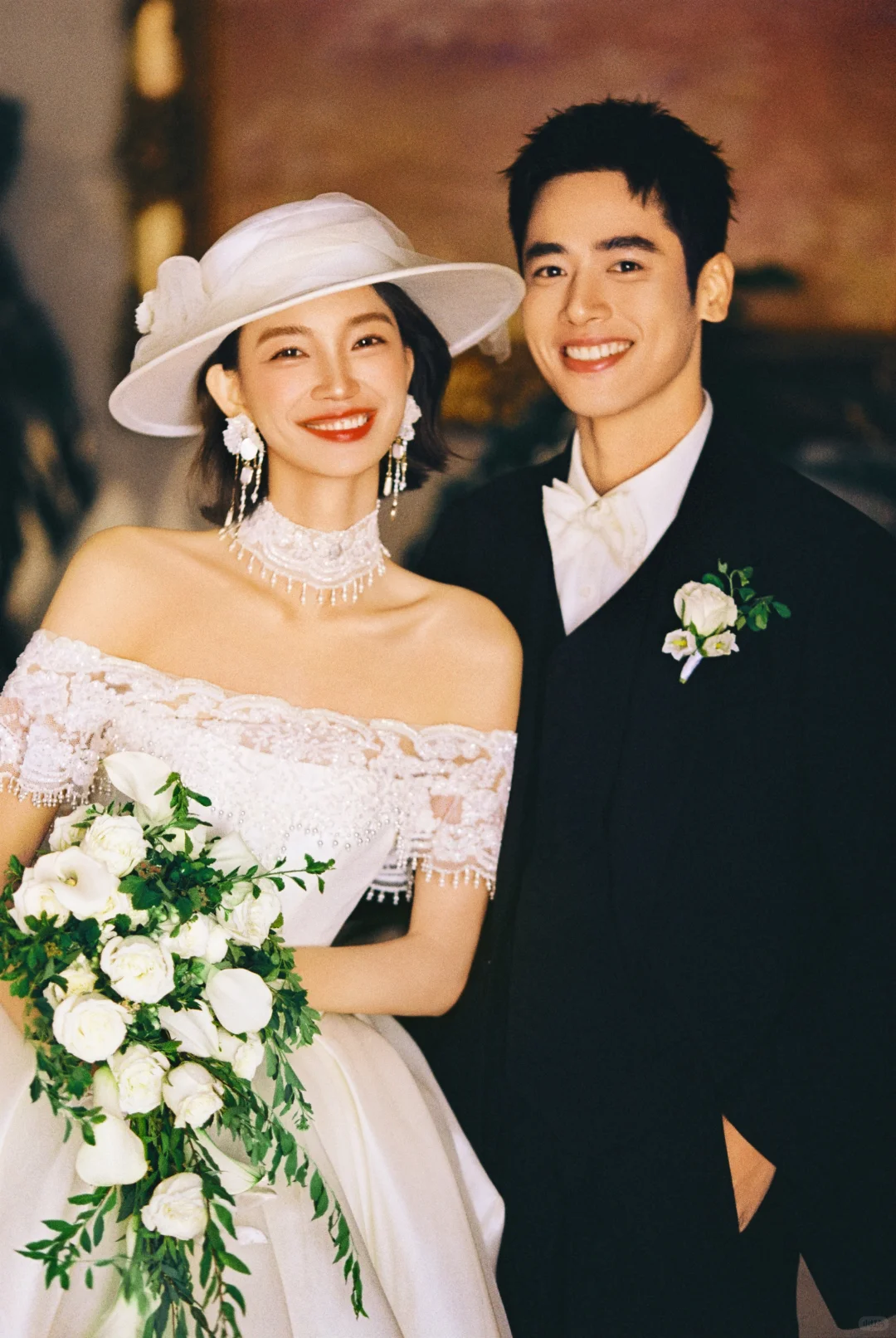 女明星首选法式复古婚纱照❗美的太权威了