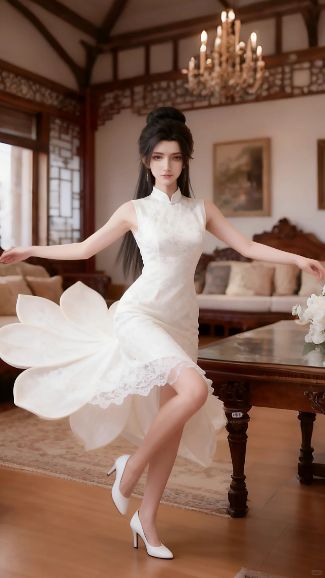 国漫女神穿上现代装陆雪琪