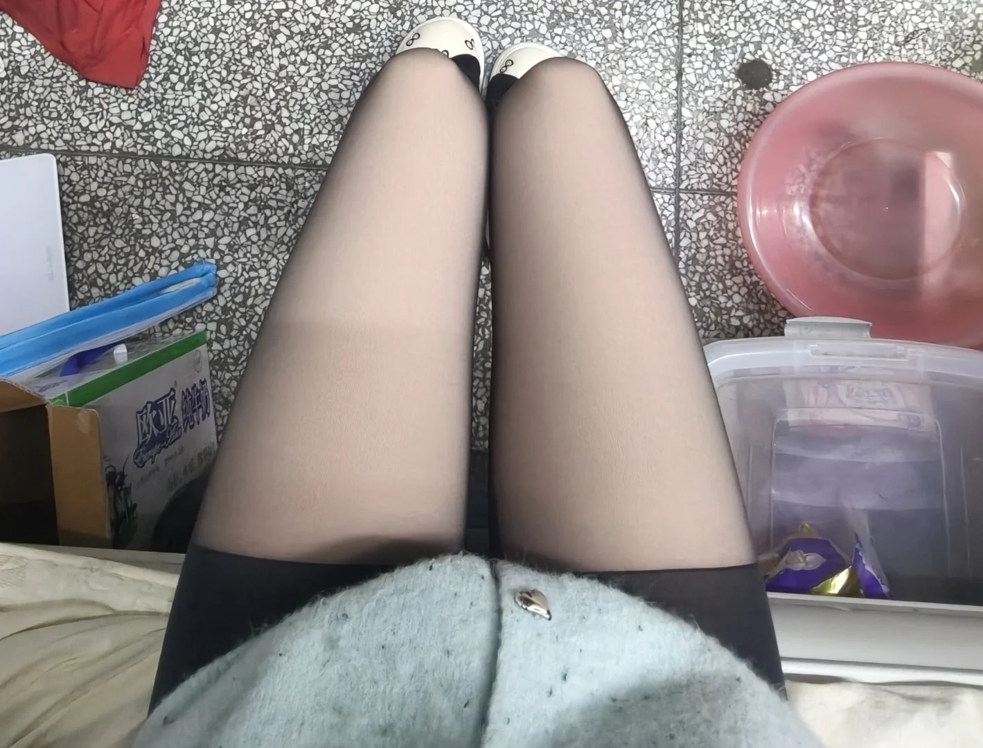 超级好穿的黑丝！