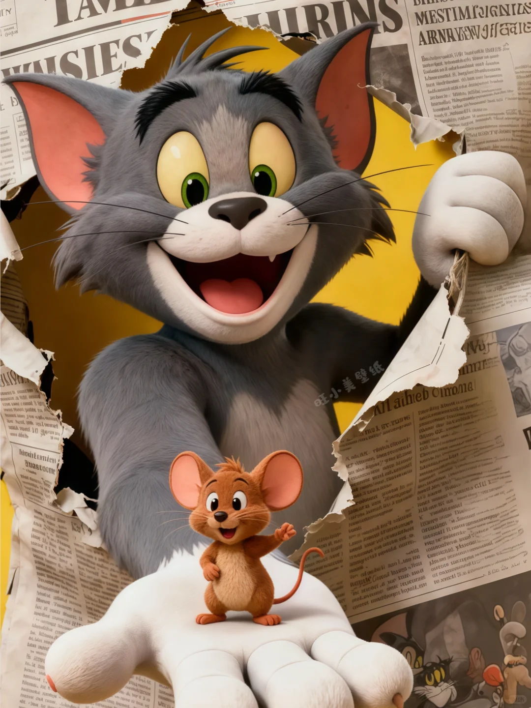 105:汤姆与杰瑞🧀手机壁纸