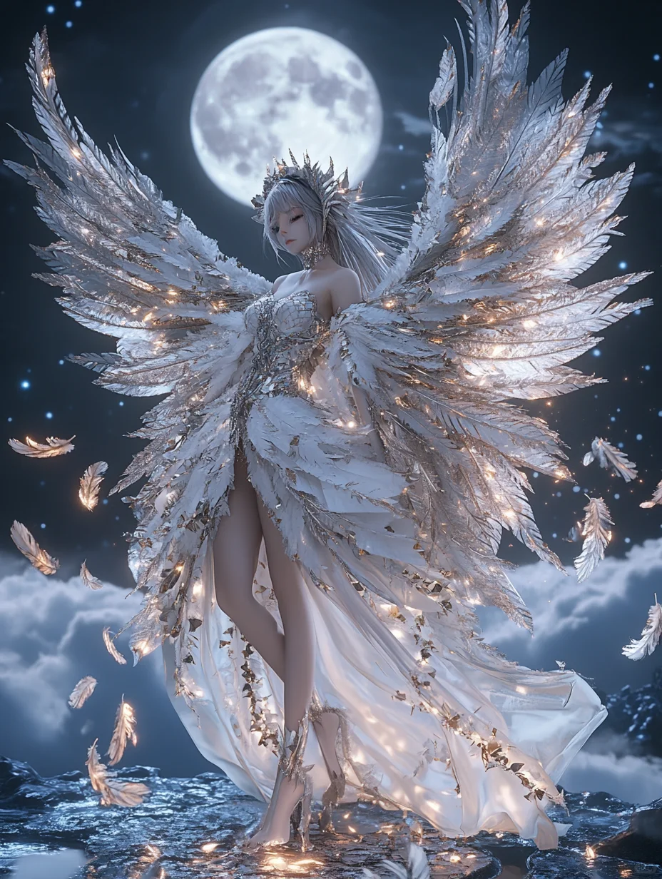 每一根羽毛，都是月光的囚牢。