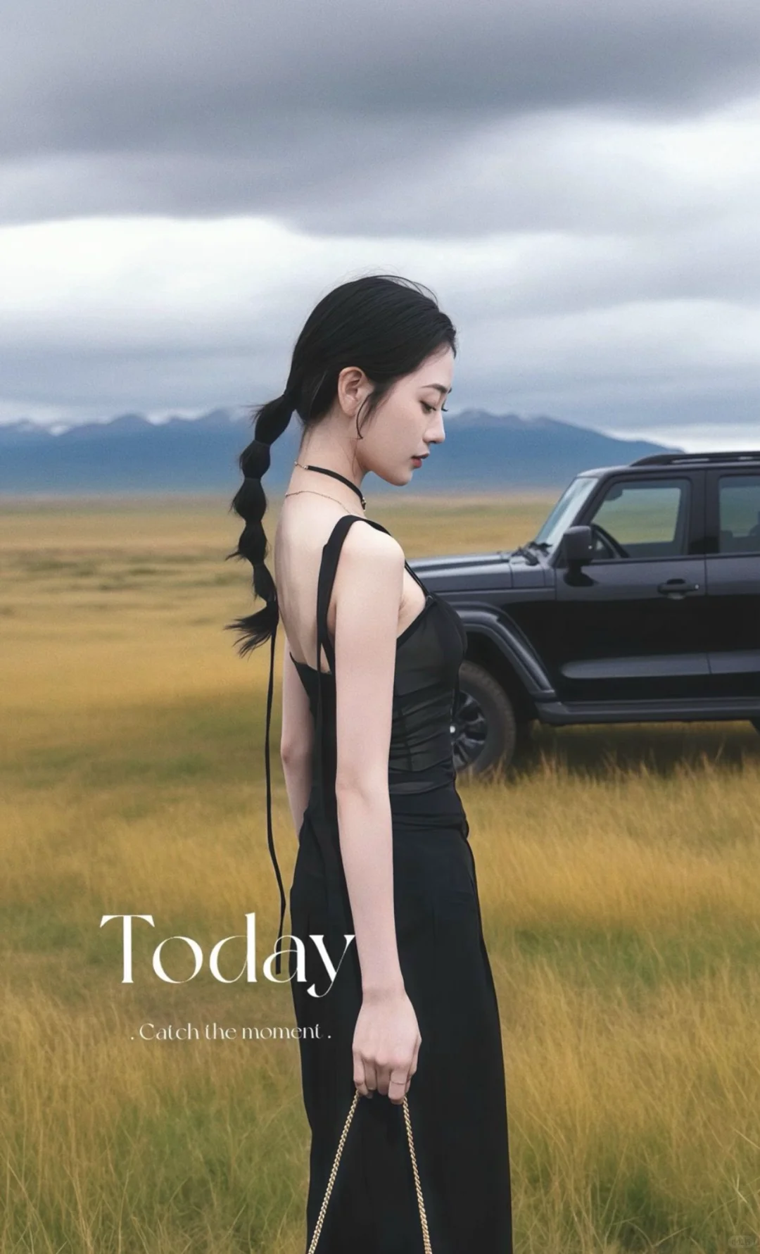 这套黑系穿搭又纯又欲～🖤精致又高级！！