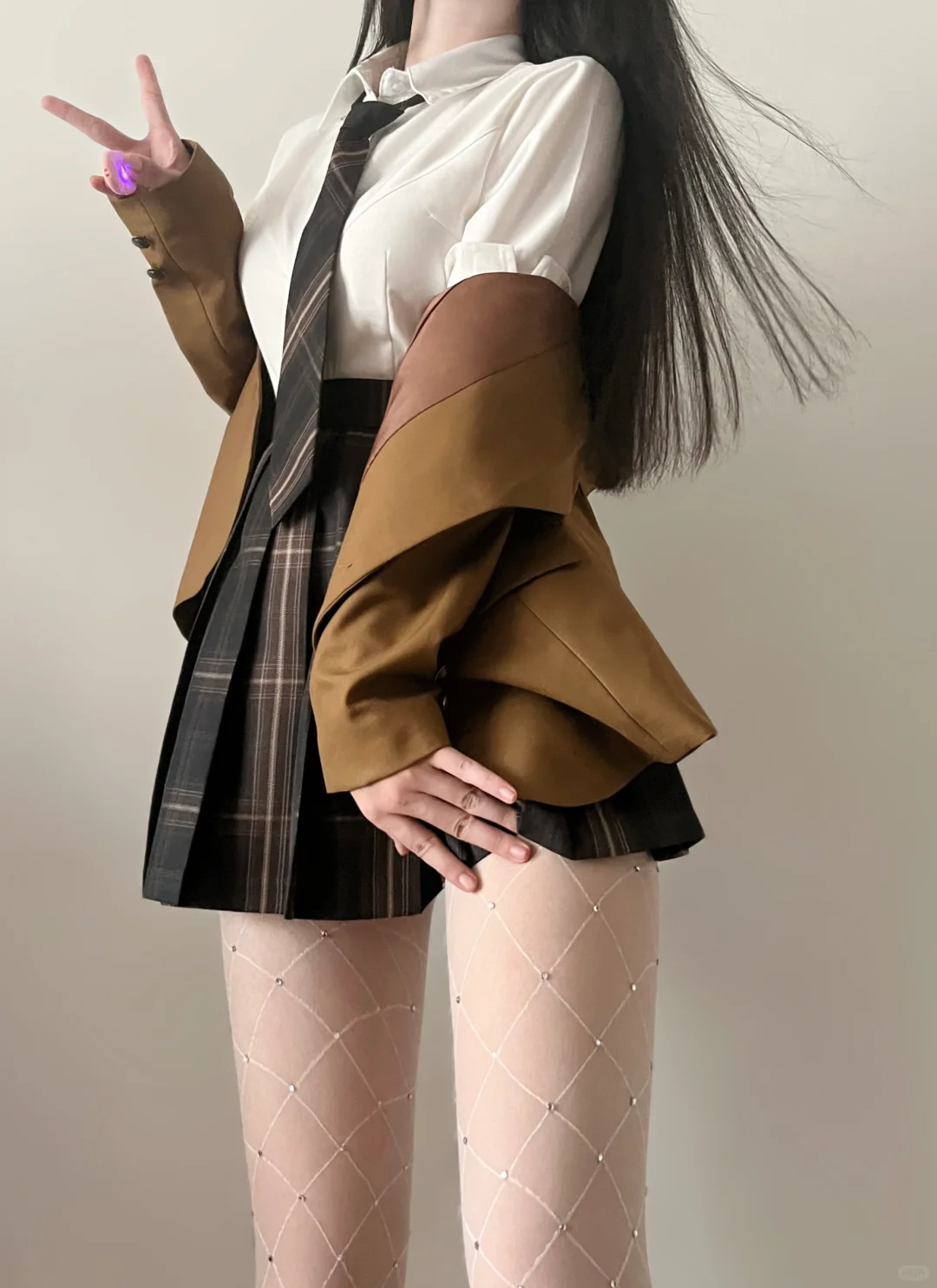 初秋学姐jk茶西超好看～太有秋天氛围感啦