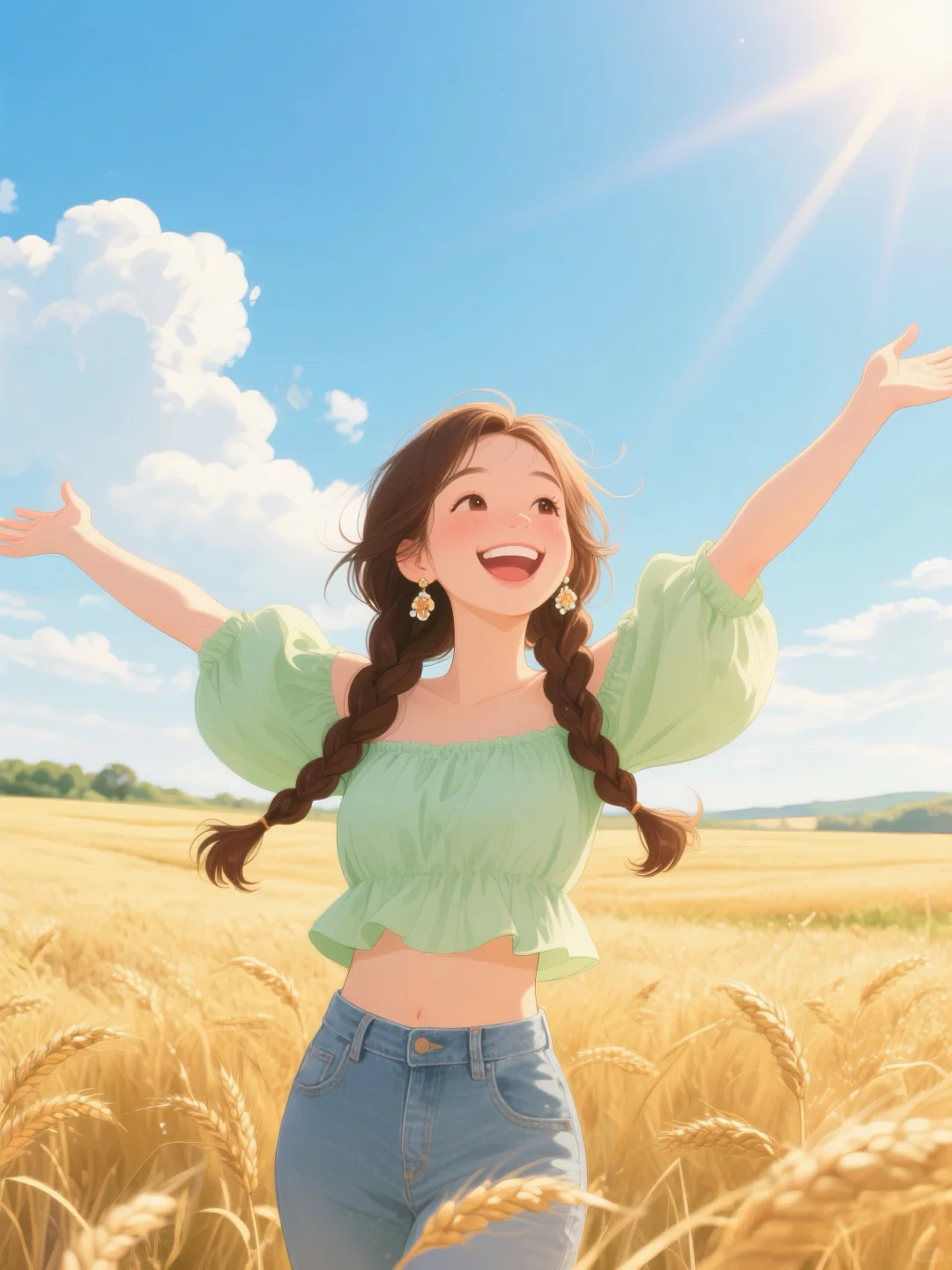 对！高能量好运女生就是我！🌟🌞