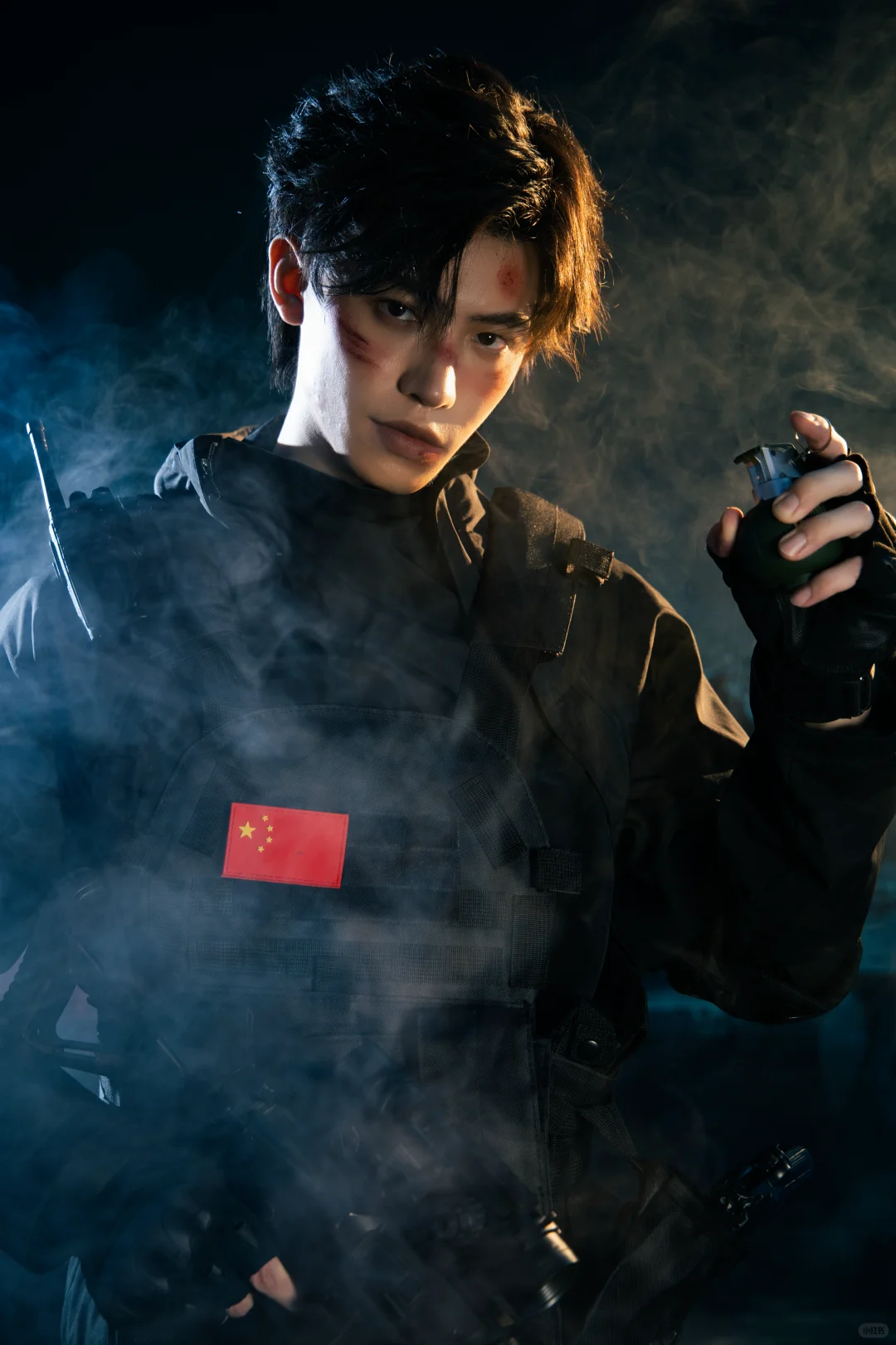 男生写真｜战损风