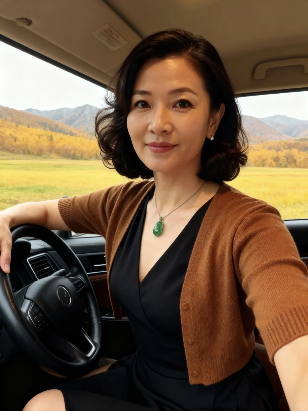 51岁阿姨，优雅自信，气质不减