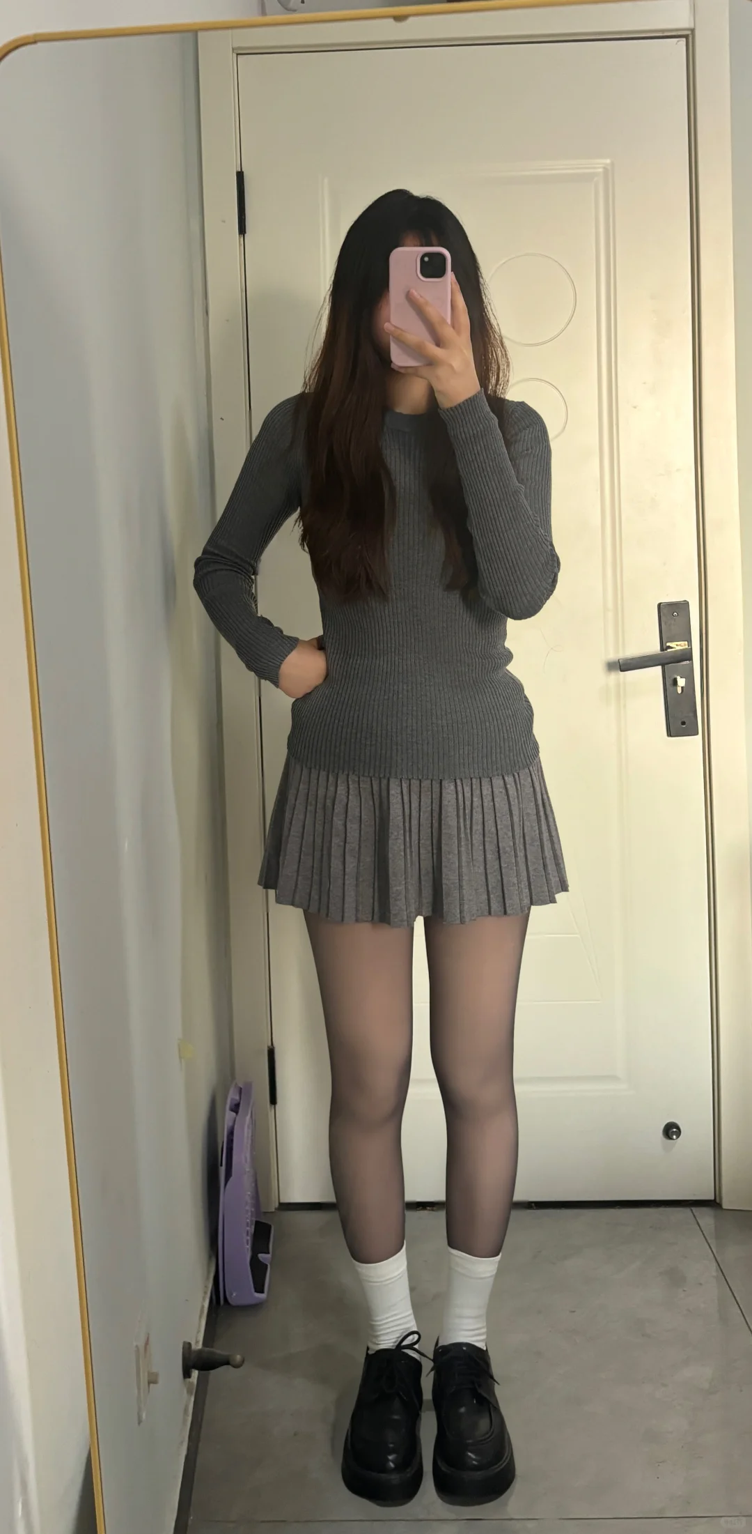 今年的第一条加绒黑丝