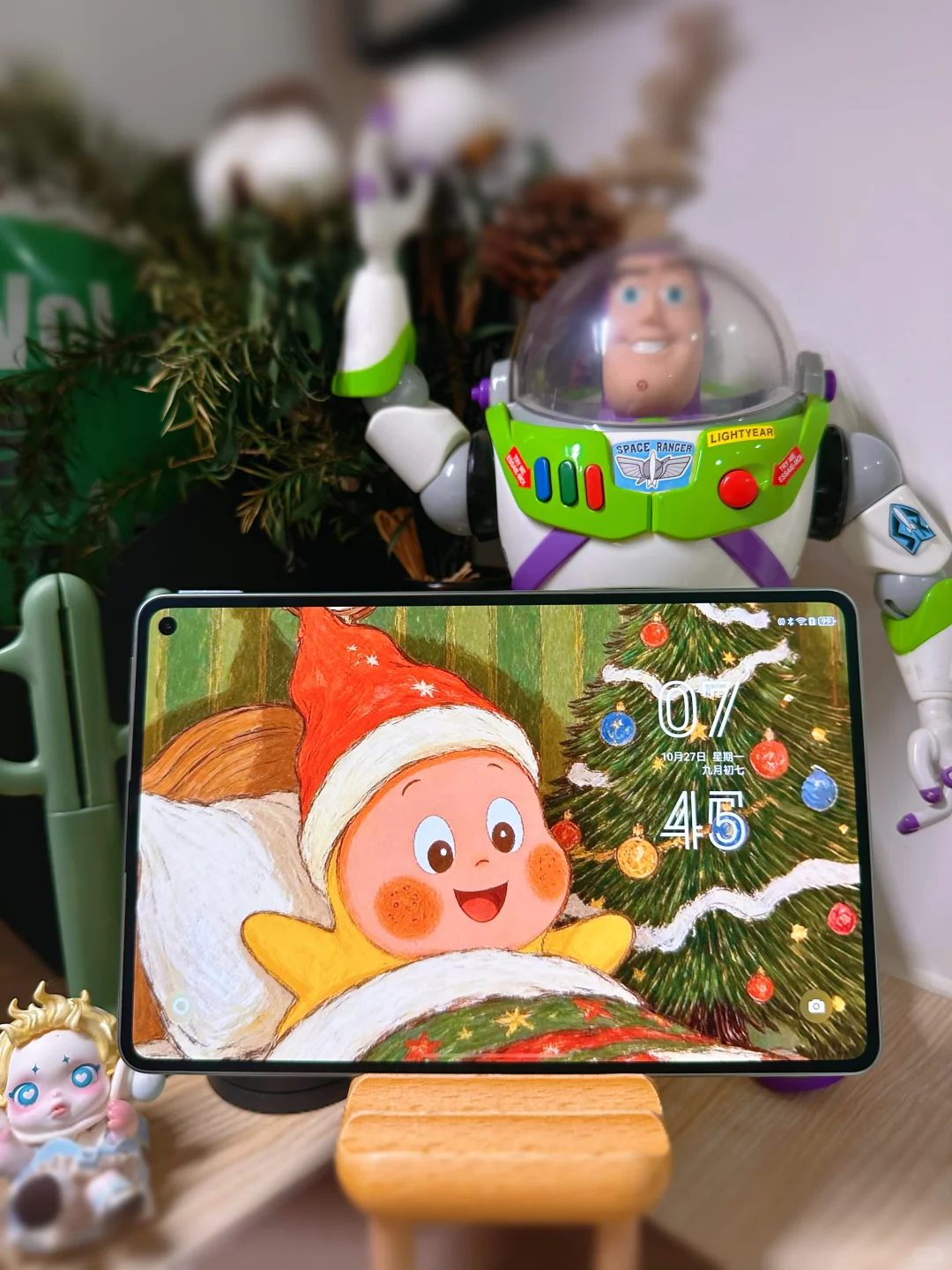 我的小平板穿上这组🎄圣诞壁纸太可爱啦~