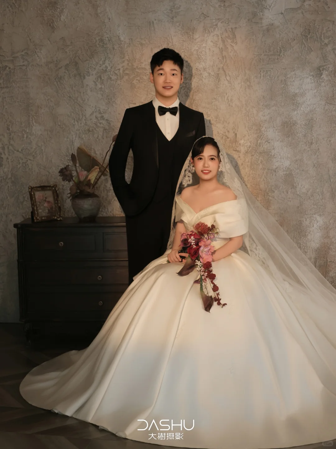 🥰好爱这组复古婚纱💕氛围感绝绝子