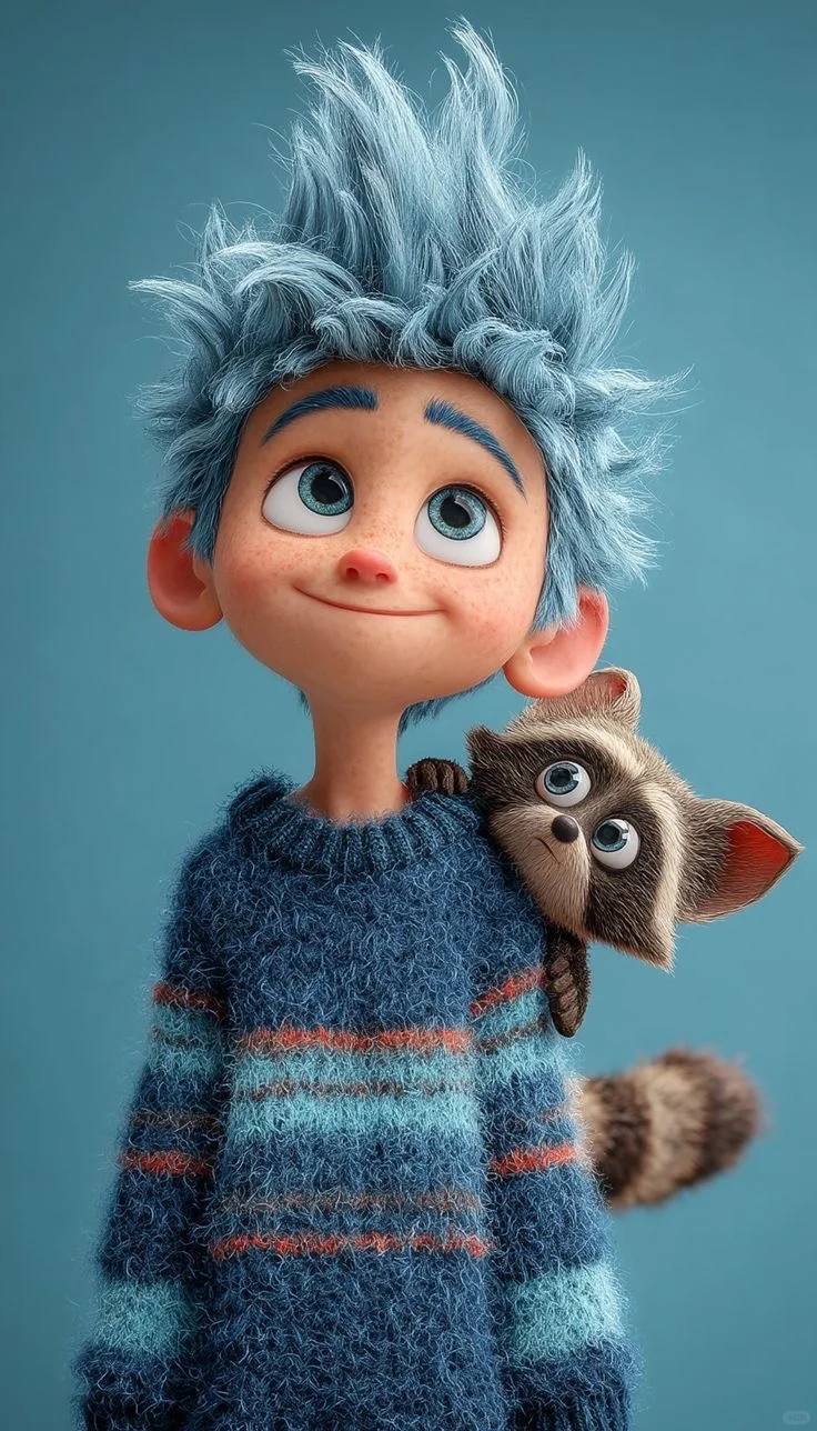 适合苹果安卓所有手机的壁纸可爱卡通少年