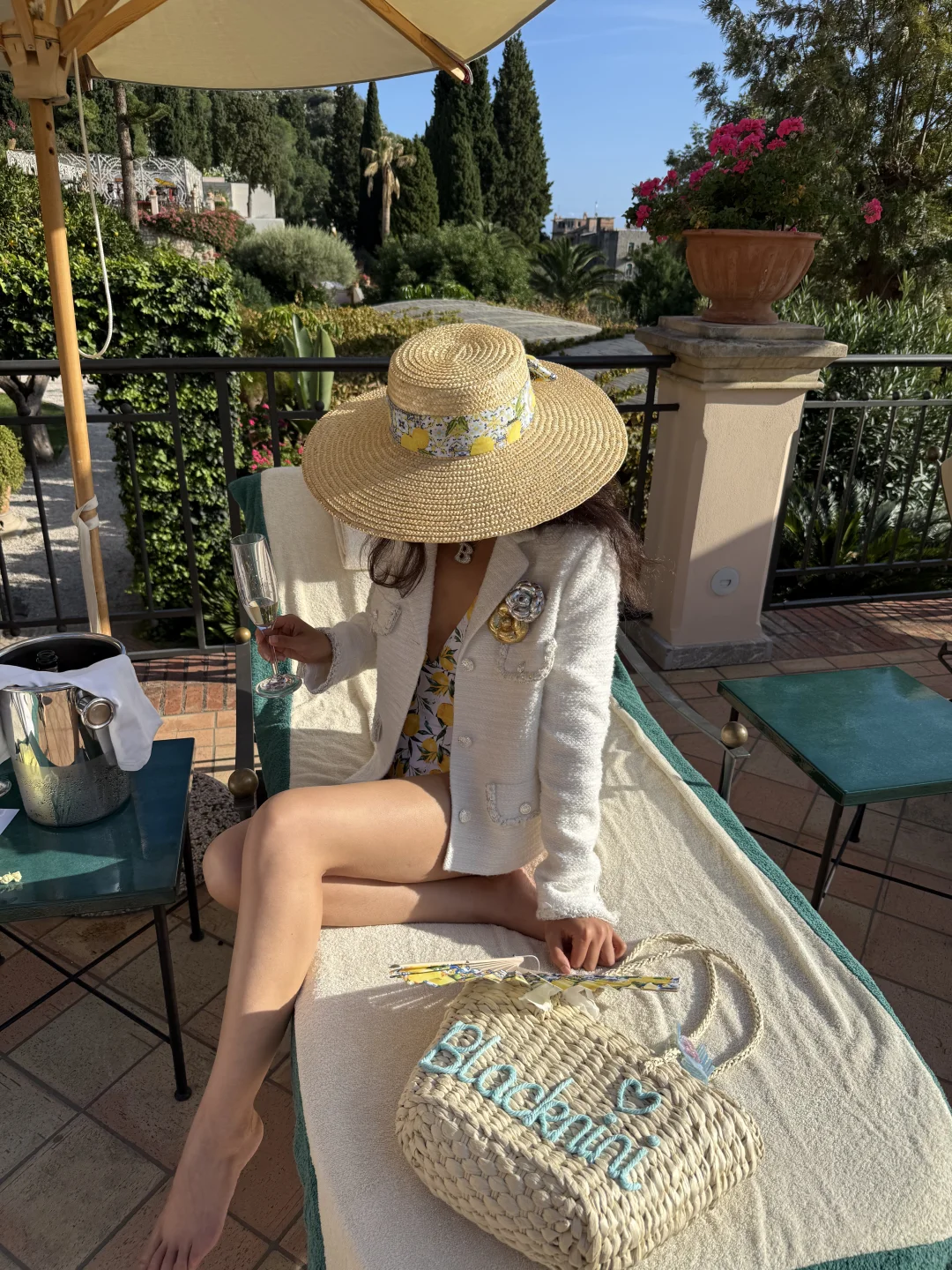 女明星度假ootd🍋属于西西里的阳光假日