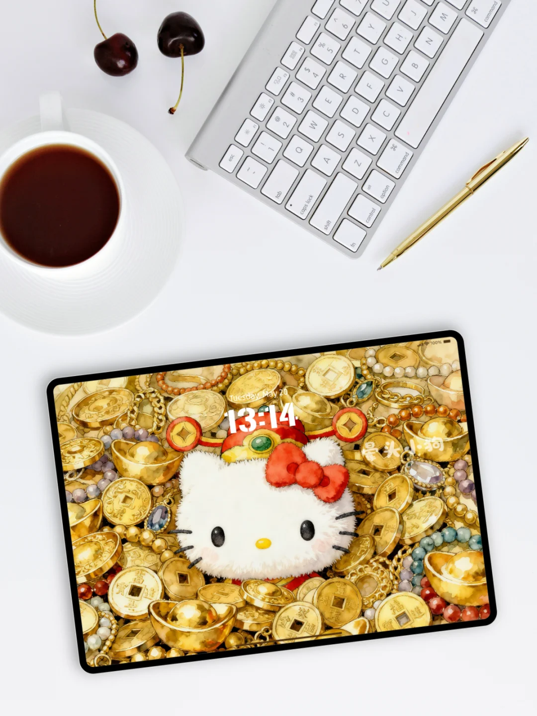 438｜HelloKitty·招财进宝✨｜平板壁纸