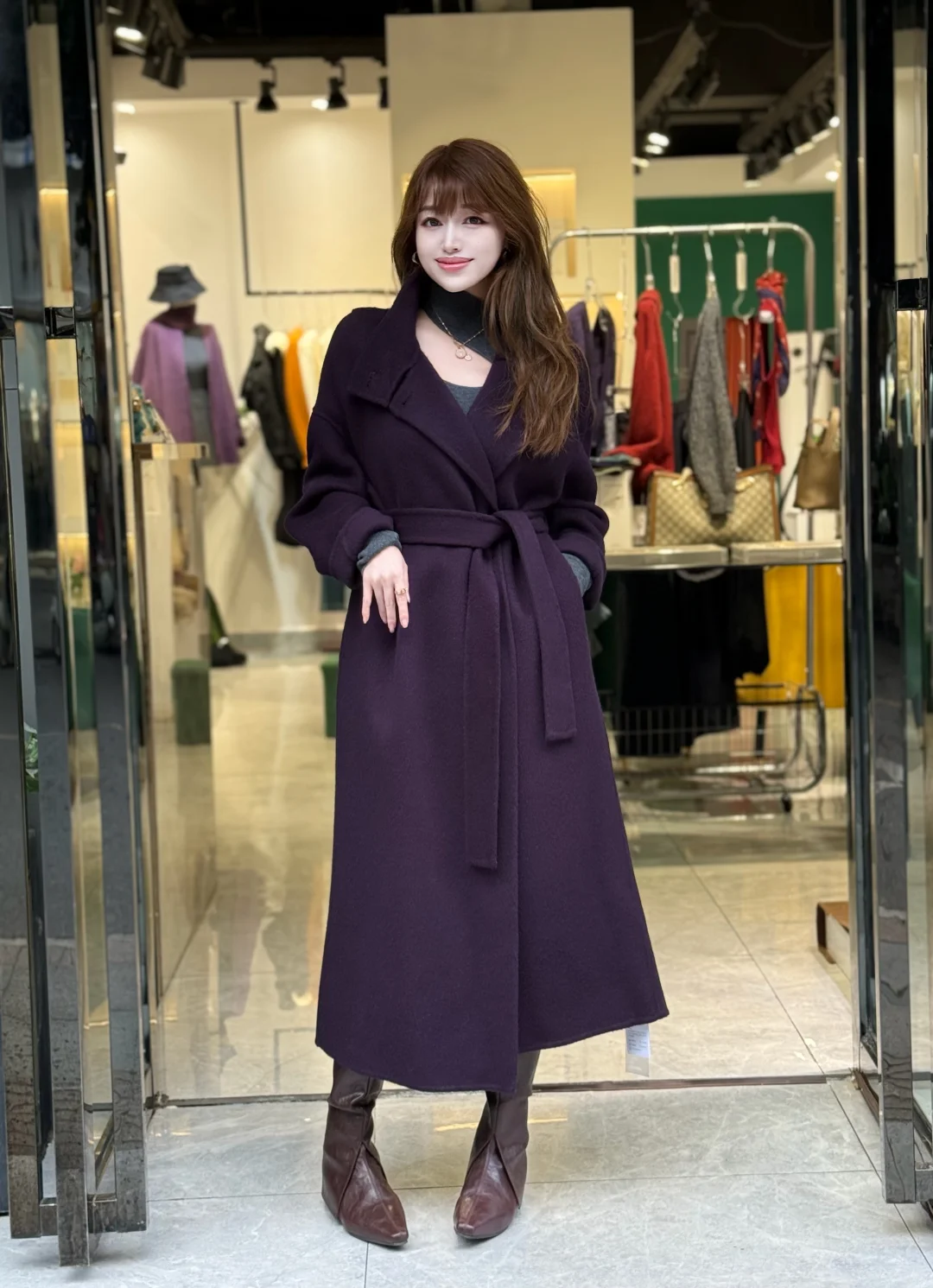 💜千挑万选的大衣真的绝美～